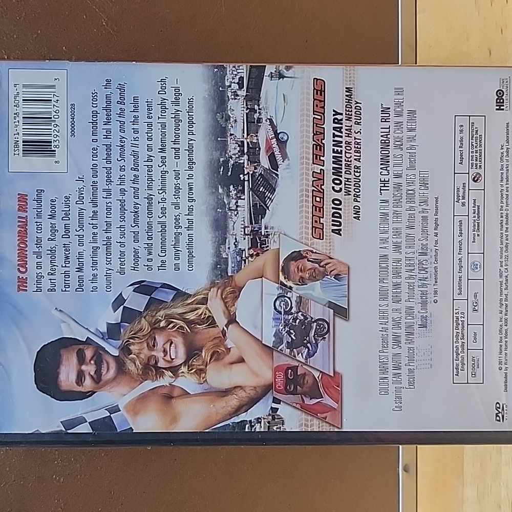 The Cannonball Run DVD - Picture 2 of 2